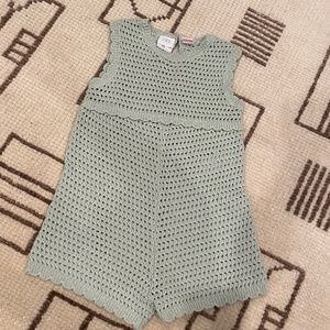 Crochet knit romper 4T - 5T